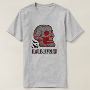 HALLOWEEN SKULL R T-SHIRT