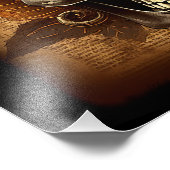  Halloween Skull shabby Spooky Decoupage Foto Afdruk (Hoek)