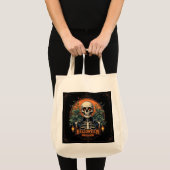 Halloween Skull Skeleton Sac fourre-tout - Éffraya (Devant (produit))