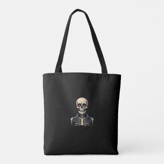 Halloween Skull Skeleton Sac fourre-tout - Éffraya (Dos)