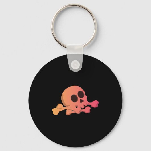 Halloween Skull Sleutelhanger (Voorkant)
