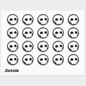Halloween Skull Sticker (Vel)