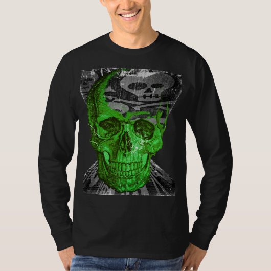 Halloween Skull T-shirt (Voorkant)