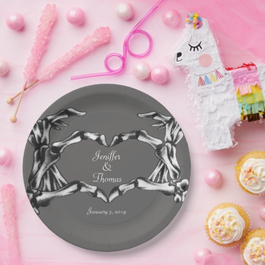 Halloween Skull Wedding Bord (Feest)