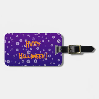 Halloween Skulls Bagagelabel