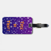 Halloween Skulls Bagagelabel (Achterkant horizontaal)