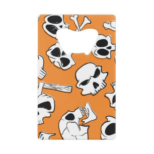 Halloween Skulls Bones DoodMotif