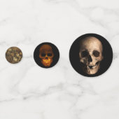 Halloween Skulls & Grim Reapers Confetti (Achterkanten)