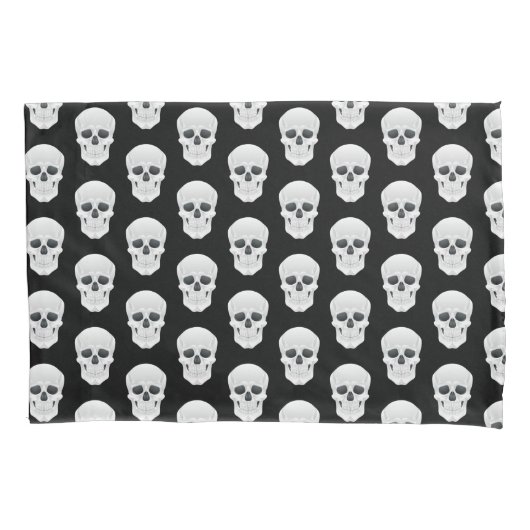 Halloween Skulls Kussensloop (Voorkant)