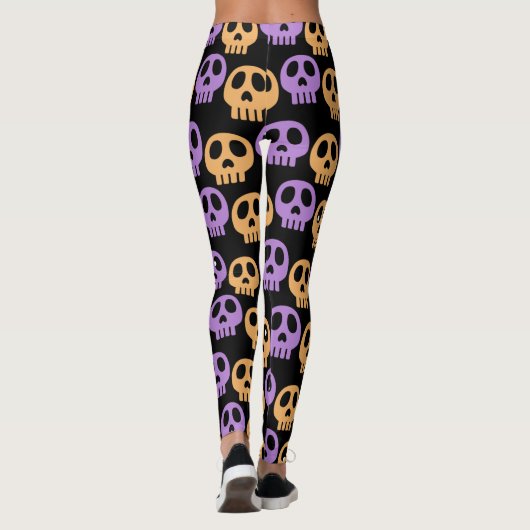 Halloween Skulls Leggings (Achterkant)