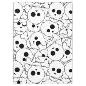 Halloween Skulls Pattern-klembord Klembord (Achterkant)