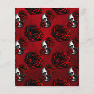 Halloween Skulls & Rozen Scrapbook Paper