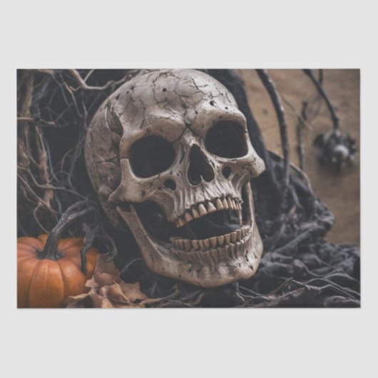 Halloween Skulls & Spells Tissuepapier (Voorkant)