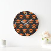 Halloween Skull's Square Wall Clock Grote Klok (Huis)