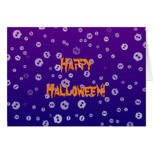 Halloween Skulls Wenskaart