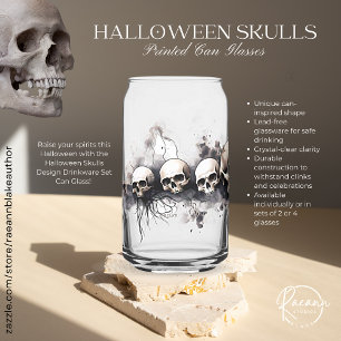 Halloween Skuls Conception Drinkware Set