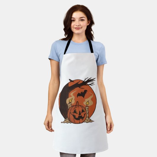 Halloween slaap schort (Gedragen)