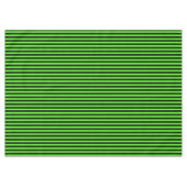 Halloween Slime Green en Black Stripe Tafelkleed (Voorkant (Horizontaal))