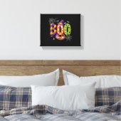 Halloween Sloth Boo Lazy Essential T-shirt Canvas Afdruk (Insitu (Slaapkamer))