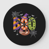 Halloween Sloth Boo Lazy Essential T-shirt Grote Klok (Voorkant)