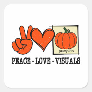 Halloween SLP Halloween Speech Therapy Vierkante Sticker