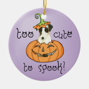 Halloween Smooth Fox Terrier Keramisch Ornament