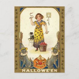 Halloween Snake Priesteres Briefkaart