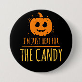 Halloween Snoep, 3-inch ronde Button (Voorkant)