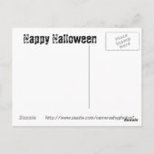 Halloween snoep briefkaart (Achterkant)