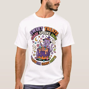 Halloween Snoep Ketel Griezelige Behandelingen T-shirt