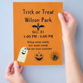 Halloween Snoep of Beet Party Flyer (Hand)