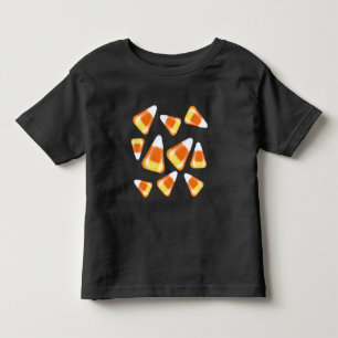 Halloween snoep patroon, leuke snoepmaïsbehandelin kinder shirts