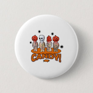 HALLOWEEN SNOEP RONDE BUTTON 5,7 CM