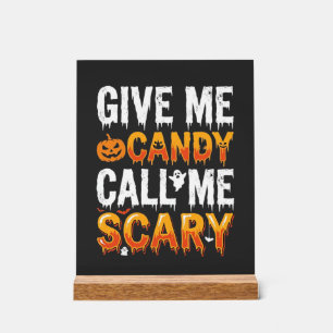Halloween Snoep Schrikbarend Spook Ontwerp_1 Acryl Bord