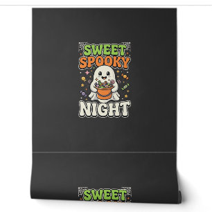 Halloween Snoep Spoken Nacht Behang