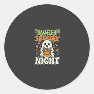 Halloween Snoep Spoken Nacht Ronde Sticker