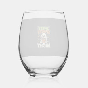 Halloween Snoep Spoken Nacht Wijnglas Zonder Voet