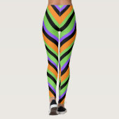 Halloween Snoep Swirl Black Leggings (Achterkant)