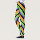 Halloween Snoep Swirl Black Leggings (Links)