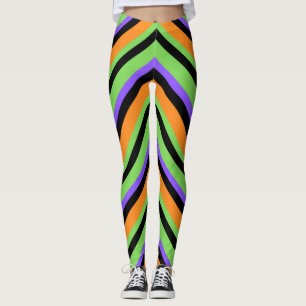 Halloween Snoep Swirl Black Leggings