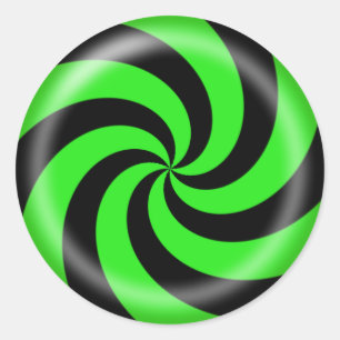 Halloween Snoep Swirl Sticker