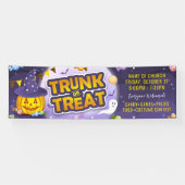 Halloween Snoep Trunk of Treat Cute Pumpkin Spandoek (Horizontaal)