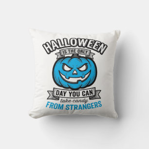 Halloween Snoepgoed Van Vreemden Vintage Pompoen D Kussen