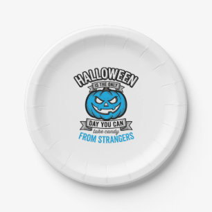 Halloween Snoepgoed Van Vreemden Vintage Pompoen D Papieren Bordje