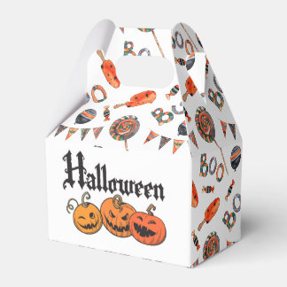 Halloween snoepjes cadeau doos bedankdoosjes