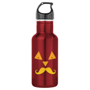 Halloween snor pompoen waterfles