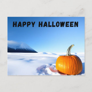 Halloween Snow Briefkaart