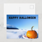 Halloween Snow Briefkaart (Voorkant / Achterkant)