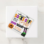 Halloween Sock Gift Labels Personeel (In situ)