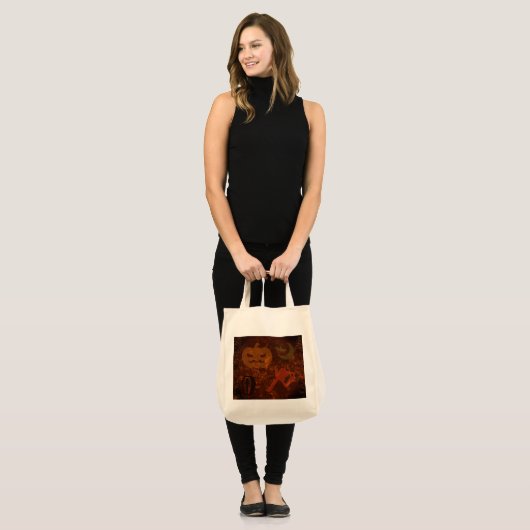 Halloween Sodd op Eerie Achtergrond Tote Bag (Voorkant (model))
